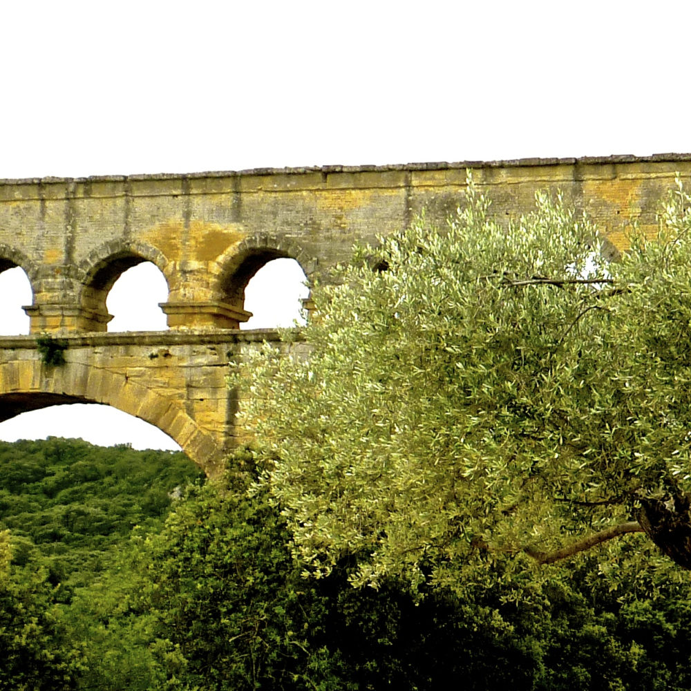 Vue du Pont du Gard
