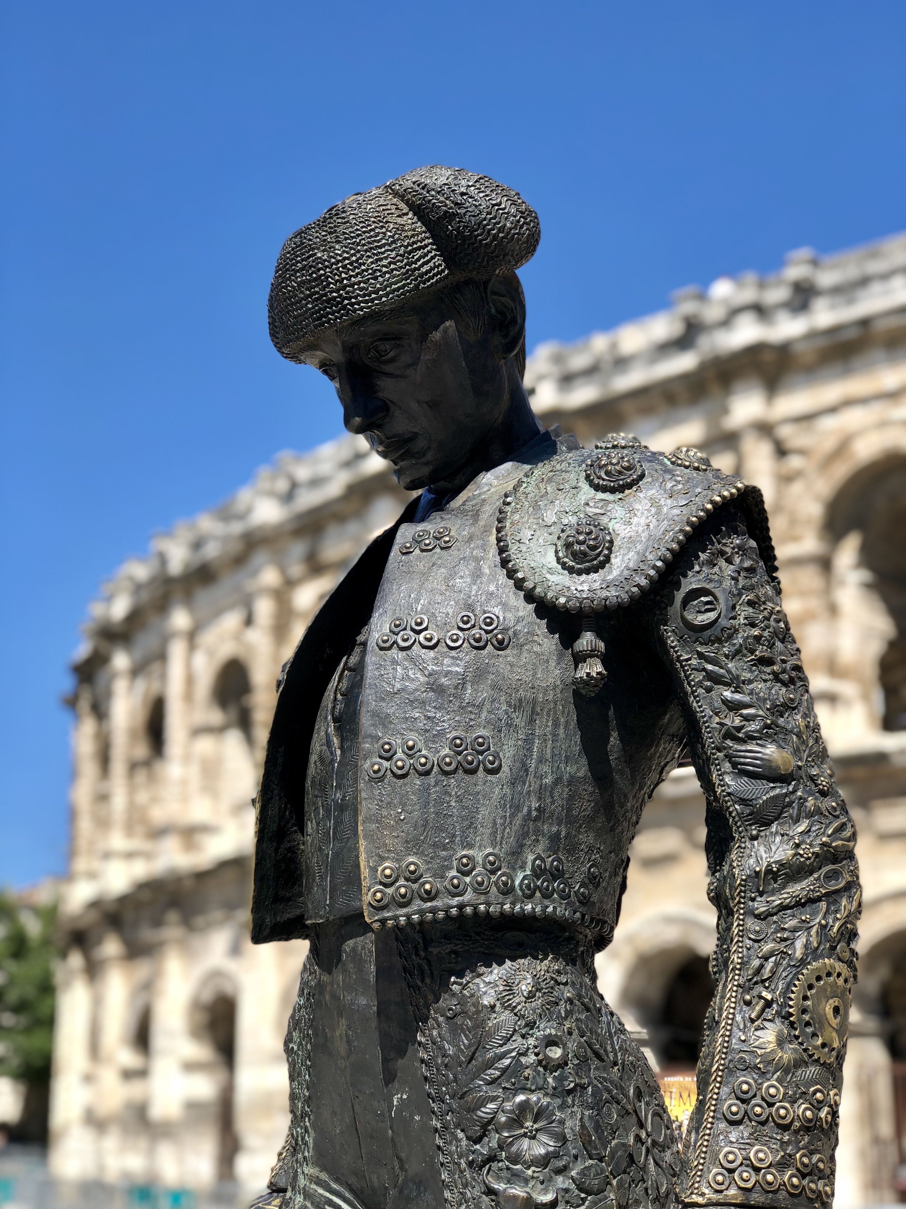 Toréador aux arènes de Nîmes