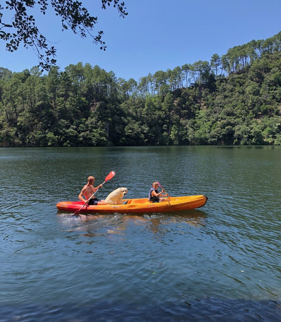 Canoë sur le Lac du Camboux
