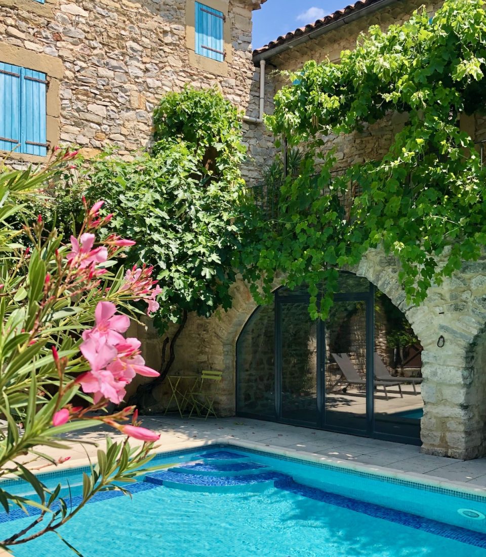 La Cour de L'Autre Maison avec piscine